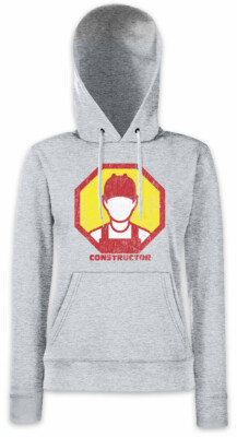 Constructor II Damen Hoodie Sweatshirt Housebuilder Bricklayer Mason