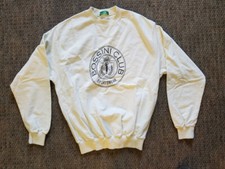 Seldom Found Vintage Bossini "V" Stitch Logo Sweatshirt L Deadstock 
