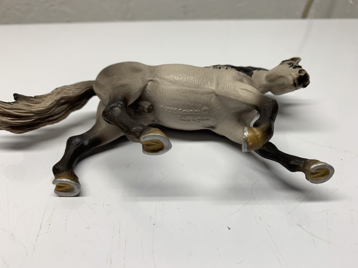 2005 Schleich Horse Grey Stallion Inch Figure