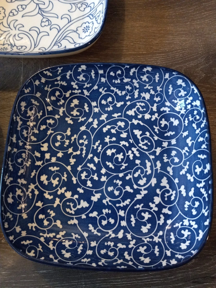 Square luncheon shop plates