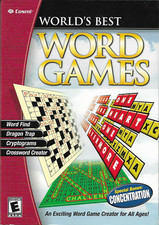 World's Best Word Games Cosmi 2003 Windows PC Computer Puzzles Video Game