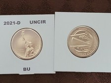 2021 D American Innovation Virginia Dollar "BU" US (1 Coin ) In 2x2 Holder