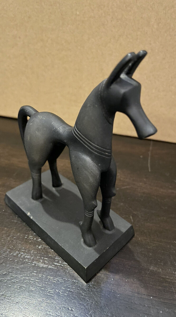 Greek Geometric Black Horse Franklin Mint 1987 Collection Greek Geometric Black Horse Franklin Mint 1987 Collection