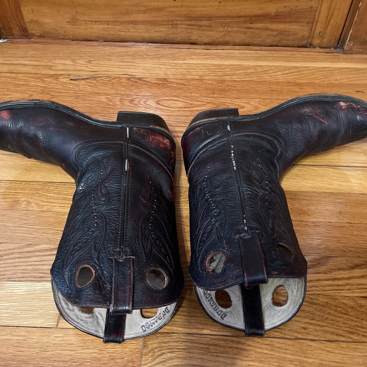 Durango DB585 Black Cherry Oxblood Leather Buckaroo Cowboy  display picture 2
