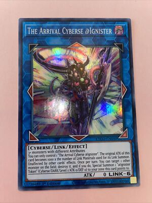 The arrival of cyberse @ignister yugioh card 1st edition eternity code |  eBay