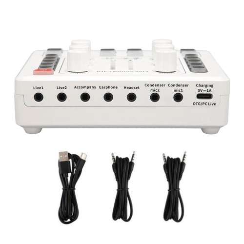 For Live Steaming For Podcasts M8 Sound Card Body Multi-scenario Compatibility - 第 3/13 張圖片