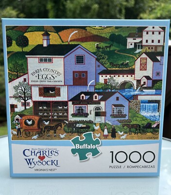 Charles Wysocki ''Virginia's Nest'' 1000 Piece Puzzle  - Sealed