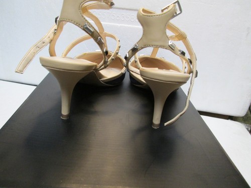 International Concepts CARMADENIM Eclipse Blue Ankle Strap Heels Size 8.5M - Picture 5 of 10
