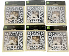 Lot of 6 'Making Memories' Sheer Frames Vintage Scroll Pattern New Scrapbooking