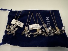 Jard n - wedding or special occasion high end crystal hair accessories Brand New