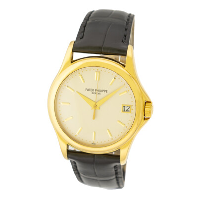 PATEK PHILIPPE 18K Yellow Gold 37mm Calatrava 5127 Box Lifetime Warranty MINTY 