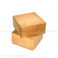 2 Pcs, Cherry Bowl Blank 4x 4x 2 Turning Wood Stock Lumber-Free US Shipping