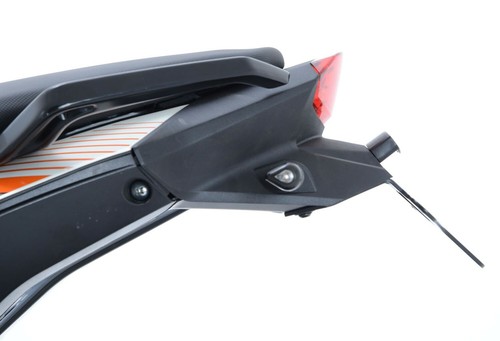 R&G KENNZEICHENHALTER KOMPATIBEL FÜR KTM 125 DUKE 2016 LP0138BK SCHWARZ - Bild 5 von 7