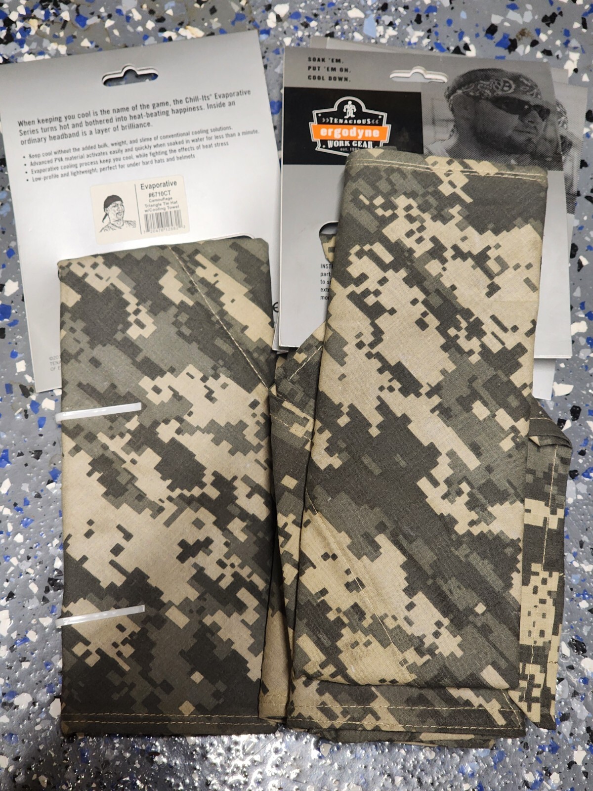 CAMO Chill-Its 6710CT Evaporative Cooling Bandana Triangle H