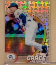 1998 Topps Tek #78 Pattern 52 Mark Grace Cubs ULTRA RARE VARIATION