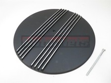 14 Air Cleaner Lid Top Only Black Finned Aluminum Nostalgic Moon Retro Chevyrod 14 Air Cleaner Lid Top Only Black Finned Aluminum Nostalgic Moon Retro Chevyrod