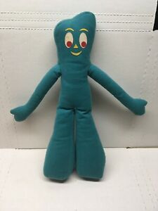 Gumby Plush Vintage 14 Stuffed Fleece Cloth Doll Toy Trendmasters Ebay - roblox plush ebay