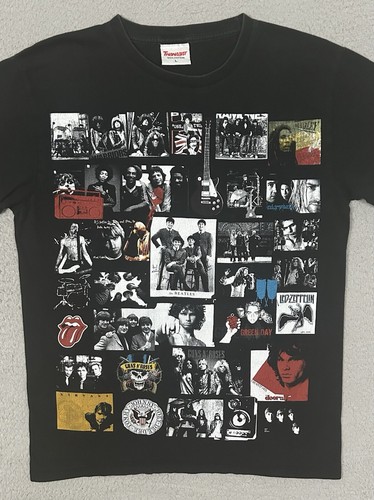 Y2K Thanabat Monsters of Rock T-shirt Led Zeppelin Nirvana The Beatles... Sz L - Picture 2 of 14
