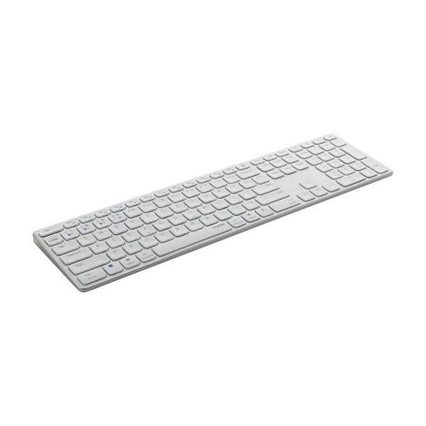 Rapoo E9800M Keyboard Dual Wireless BT + RF Aluminium White DE