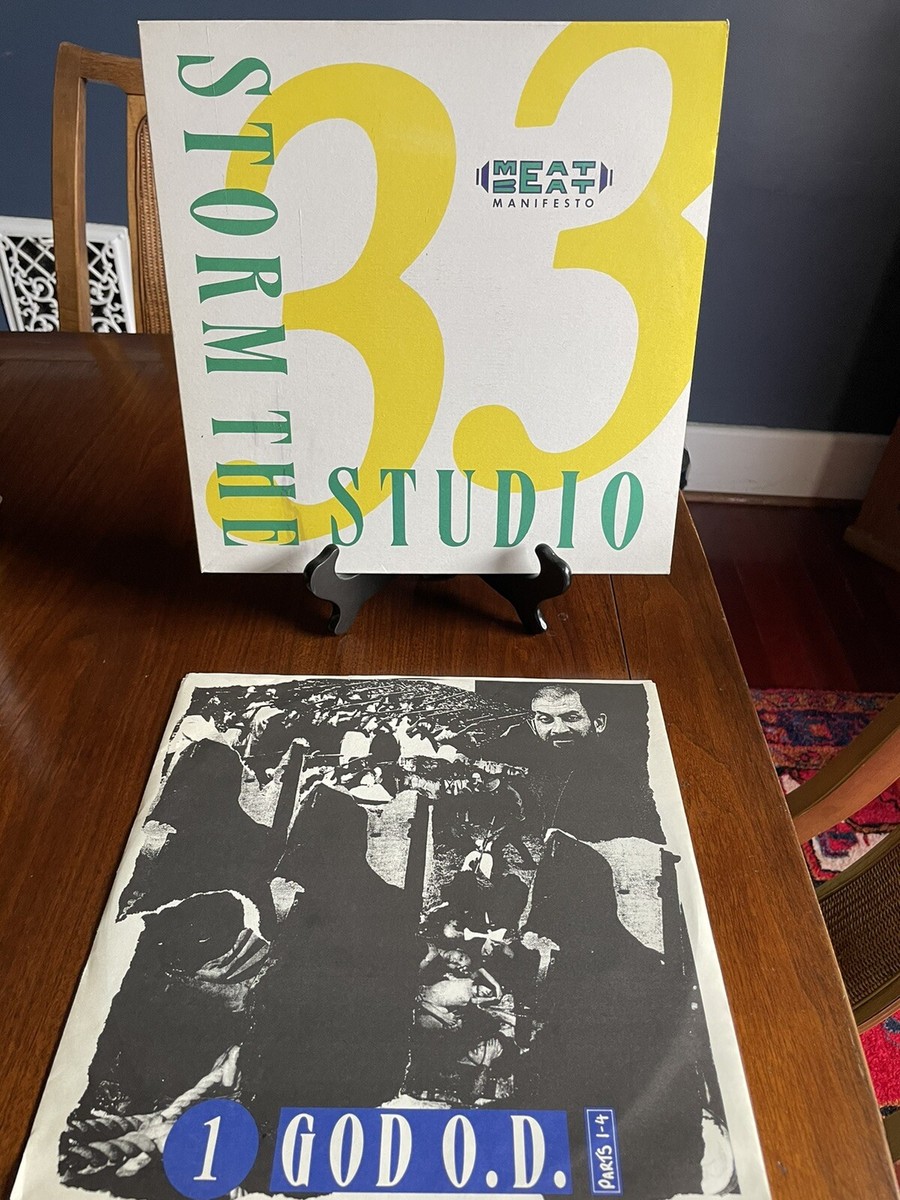 MEAT BEAT MANIFESTO Storm The Studio Double LP WAX TRAX! RECORDS