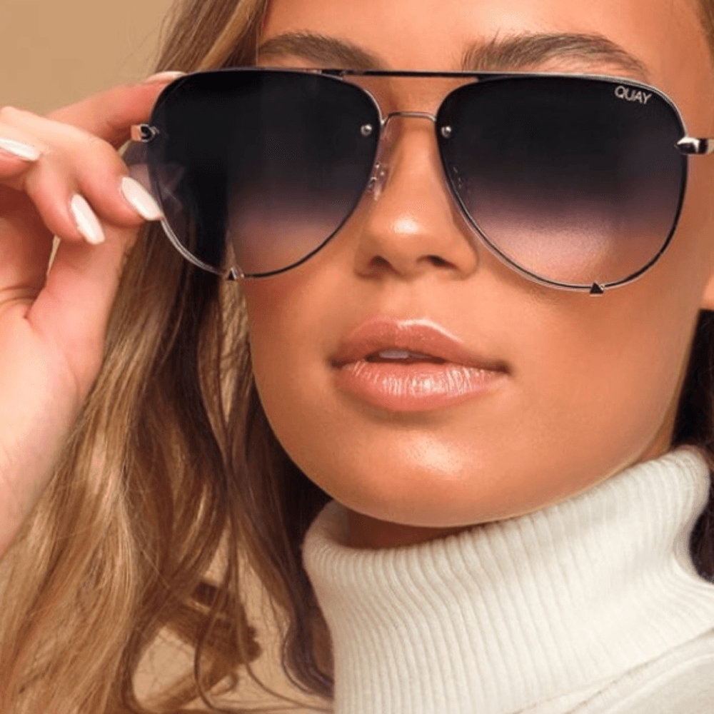NEW! Rare Quay high key rimless sunglasses