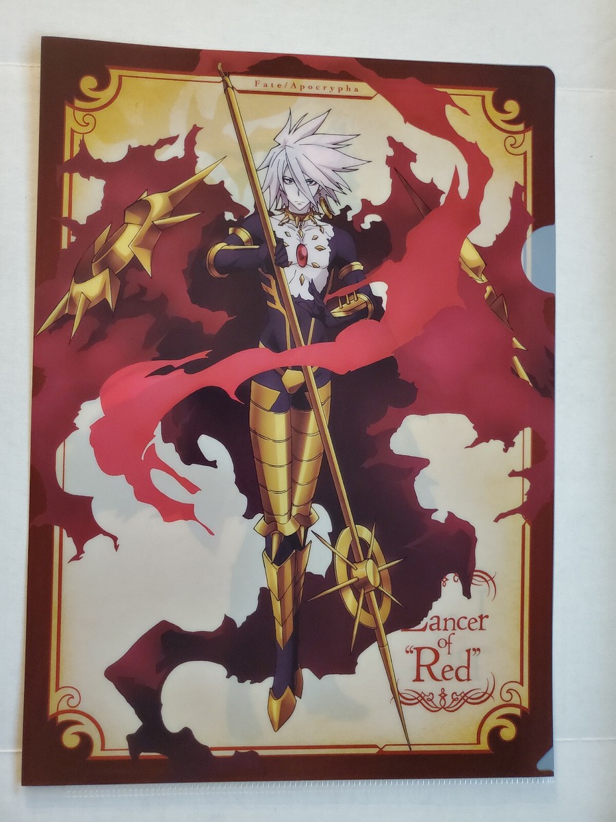 Fate/Apocrypha Clear File Folder - Lancer of Red/Lancer of Black