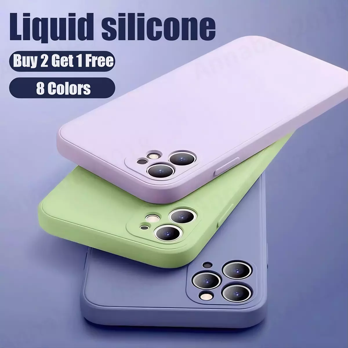 Silicone Case Camera Lens Cover For iPhone 15 14 13 12 11 Pro XS Max XR X 8  7 SE