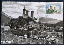 Carte Maximum 1er Jour Timbre N° 1175 Château De Foix Oblitéré Foix 1958