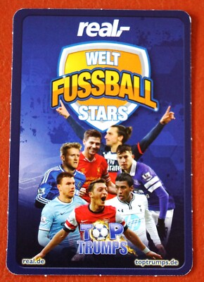 Real,- Welt Fussball Stars Top Trumps 2014 Bilder NEU