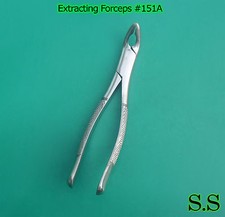 3 EXTRACTING FORCEPS DENTAL SURGICAL INSTRUMENTS  151A