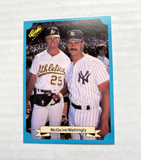 1988 Classic Update Blue Travel Edition McGwire/Mattingly #25 MLB Card