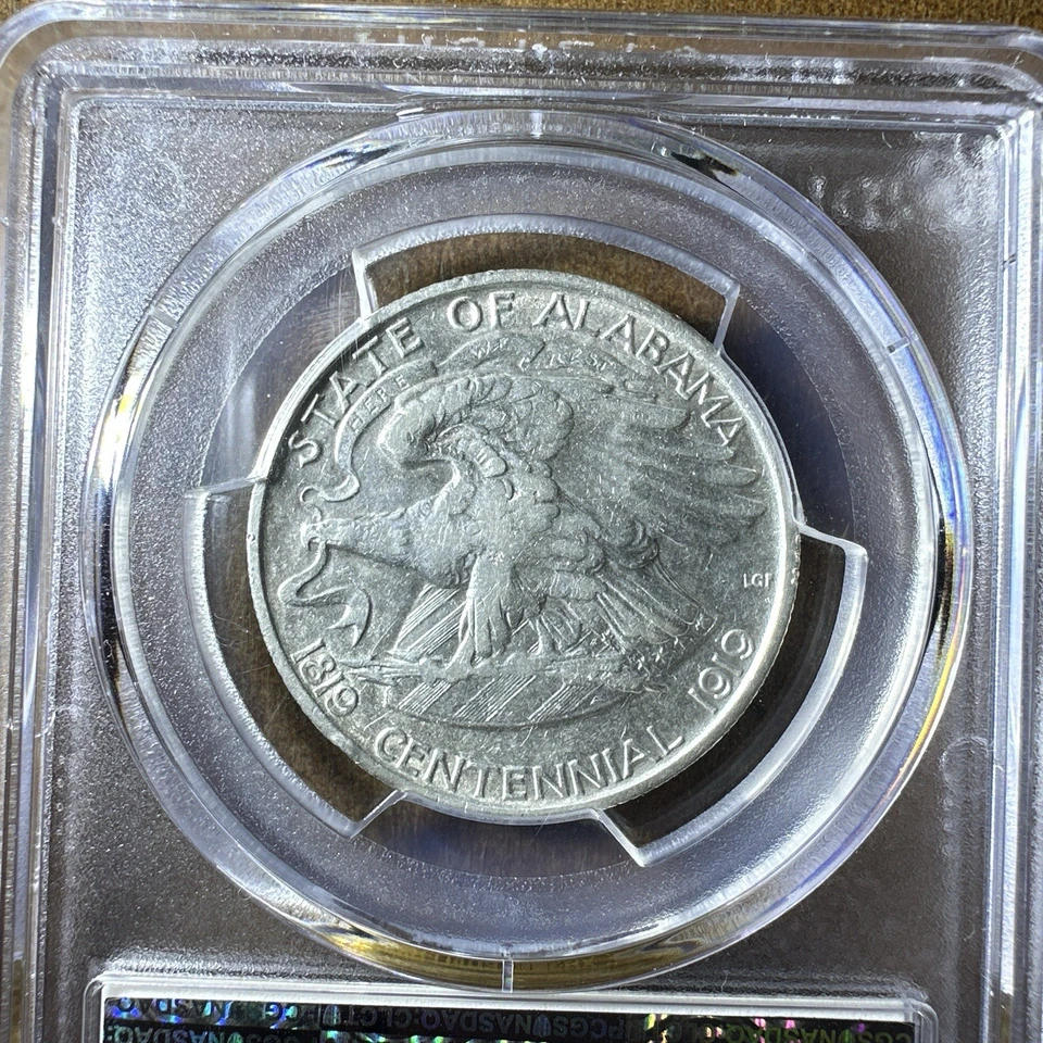 1921 Alabama Commemorative Half Dollar PCGS XF40 Original Patina Silver US Coin - Image 4 of 4