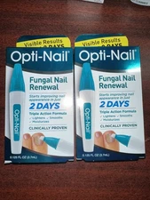 2 Pack Opti-Nail Fungal Nail Renewal Nail Repair Pen • 0.125oz • Exp 1/2027