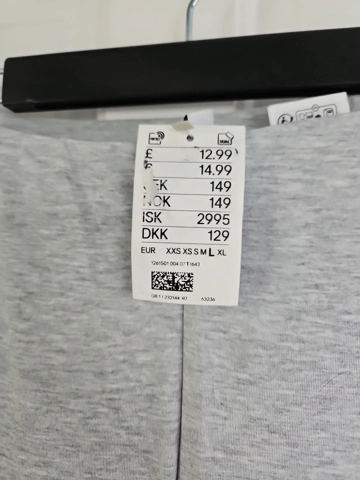 H&M Wide Leg Leggings Size Large New Tags - Image 3 of 4