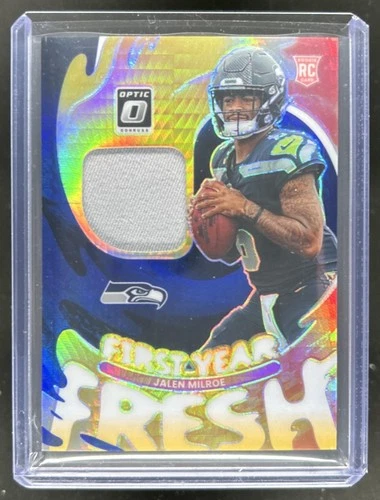 2025 Donruss Optic Jalen Milroe Blue Hyper (RAW)