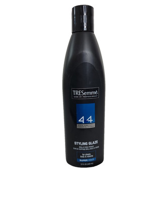 TRESemme 4+4 Styling Glaze Super Hold 15 Oz Sheen & Volume READ Description