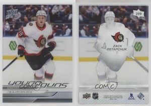 2024-25 Upper Deck Series 1 Young Guns Clear Cut Zack Ostapchuk #209 Rookie RC