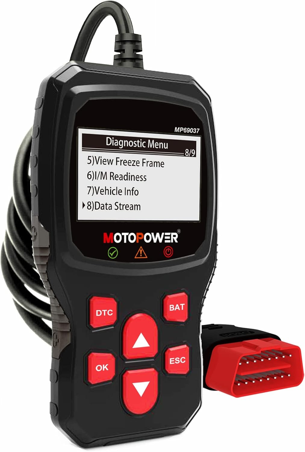 MOTOPOWER MP69037 Car OBD2 Scanner Code Reader Engine Fault Code Reader Scanner