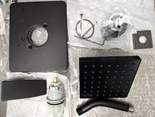 DELTA T14267-BL-PP MONITOR 14 SERIES SHOWER TRIM MATTE BLACK MODERN SQUARE NEW 