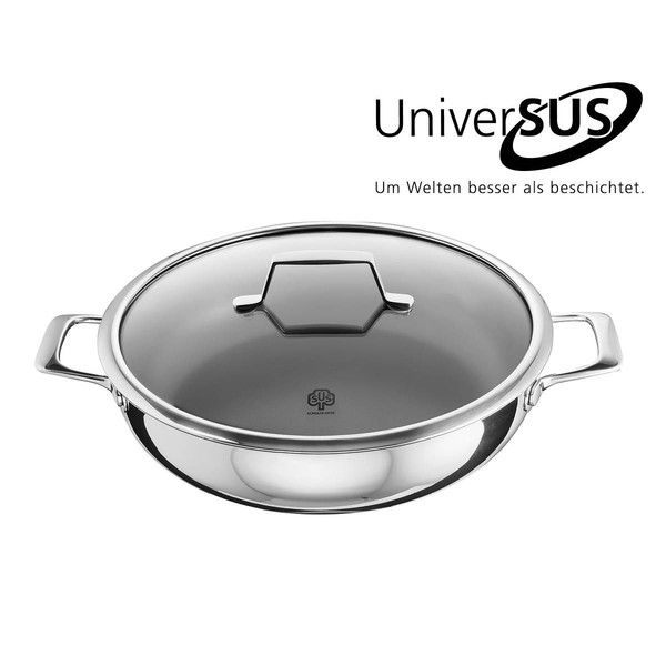 Schmorpfanne Pfanne Schulte-Ufer Astral Universus OberfläChe + Deckel Ø32Cm-image