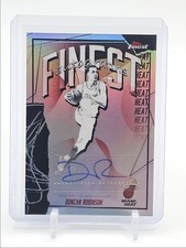 DUNCAN ROBINSON 2025-26 TOPPS FINEST AUTOGRAPHS REFRACTOR HEAT AUTO Q3946