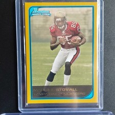 2006 Bowman Gold Rookie Maurice Stovall #132 Tampa Bay Buccaneers Football Card