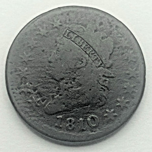 1810 Classic Head Large Cent Circulated
