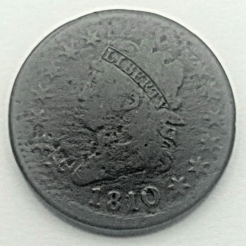 1810 Classic Head Large Cent Circulated