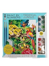 Bright Stripes Paint By Numbers Tropical Jungle 9204