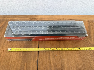 #ad Snap on Tools NEW 142STMMSYFR1 1 4quot; Drive Metric Foam Socket Set 6 Point USA $600.00