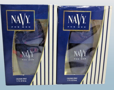 DANA NAVY FOR MEN COLOGNE SPRAY 1.7 OZ BOXED LOT OF 2
