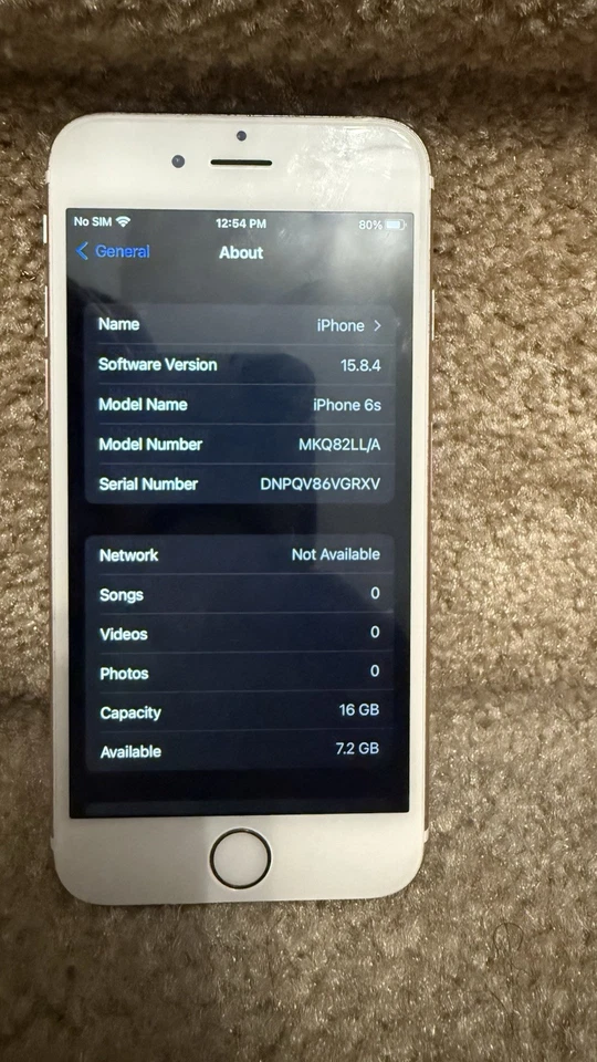 Apple iPhone 6s - 16GB - Ouro rosa (AT&T bloqueado) A1633 - MKQ82LL/A - 92% de saúde! - Imagem 3 de 4