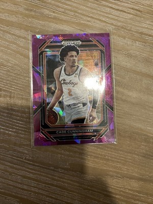 2023-24 Panini Prizm Draft Picks - Cade Cunningham #65 Purple Ice Prizm /149