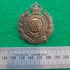 WW1 Royal Engineers Regiment Corps Cap Badge KC George V